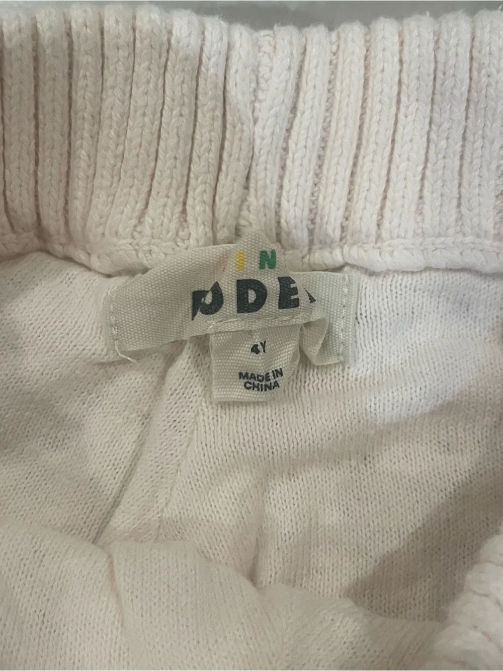 Mini Boden Girls Crochet Tank Shorts Set (Ivory Cream) - Size 4 4-5
